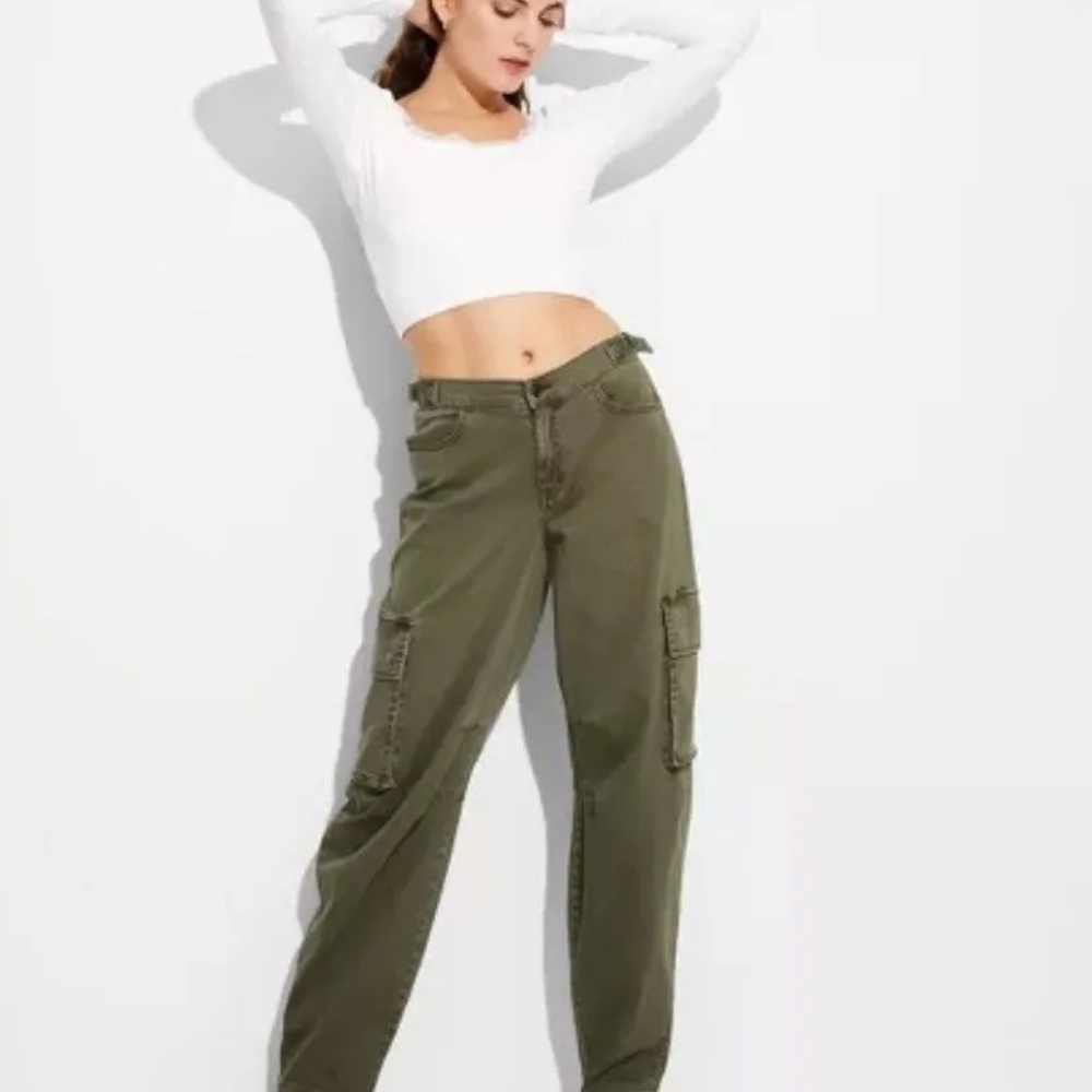Olive Green Cargo Pants